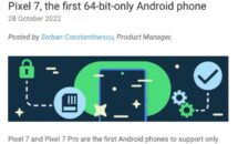 Google「Pixel 7は初の64bit限定Androidスマートフォン」と説明、メモリ削減など効果に言及