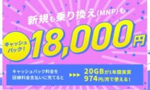 NUROモバイルが月間20GBプランの実質月額974円キャンペーン実施中、格安通話の方法