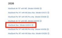 まもなくMacBook Neo発表か、Appleフライング掲載文書で新情報も・リークまとめ