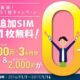IIJmio、11/1から『0円でもう1枚キャンペーン』&『SIMサイズ・種別変更0円キャンペーン』開催を発表