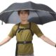 ハンズフリー傘『背中んブレラ』発売、雨の日のカメラ撮影に。